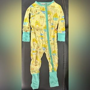 Little Sleepies 6-12 month Yellow Chick Zippy PLAY condition 🐥